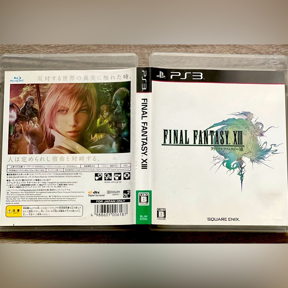 Final Fantasy XIII Japan Import Complete with Manual